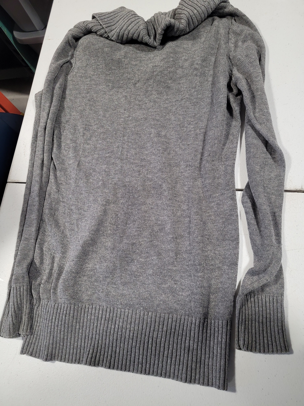 Banana Republic Gray Cowl Neck Sweater - Picture 3 of 4